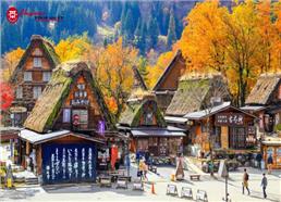 Tour Nhật Bản Mùa Thu 2025: Cung Đường Làng Cổ Shirakawago